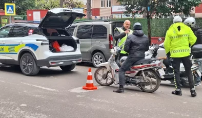 Bafra’da Motosiklet Denetimi: 3 Kişiye Ceza