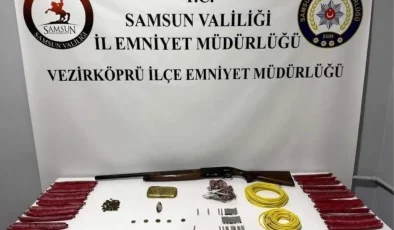 Samsun’da Tarihi Eserler ve Patlayıcılar Ele Geçirildi