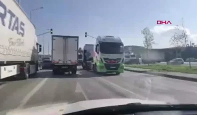 Samsun’da TIR’ların Ters Yolda İlerleyişi Tedirginlik Yarattı